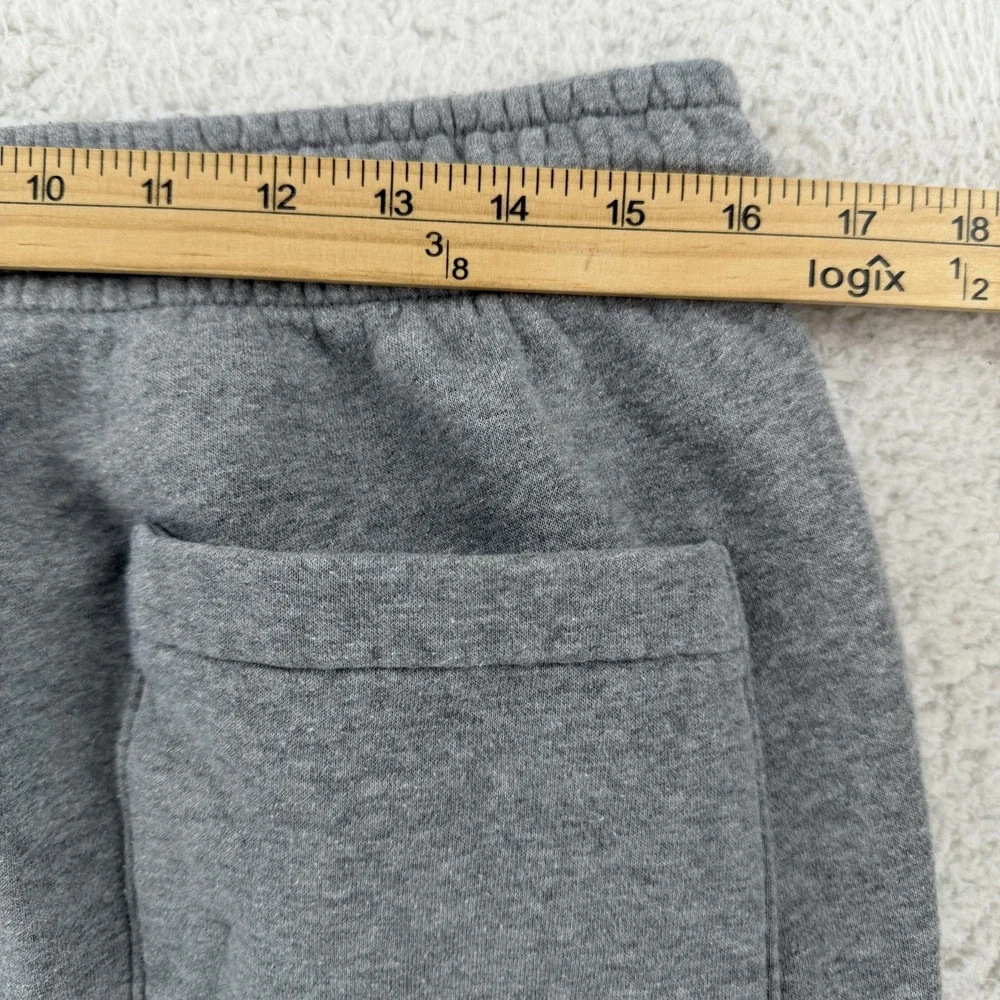 Air Jordan Sweatpants Mens Large Gray Fleece Jogger Pants ElasticDQ7340-091